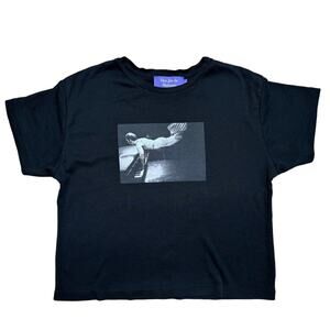 RARE Realisation Par Jump Baby Tee Elton Jon Crop Top T-Shirt Size X-LARGE